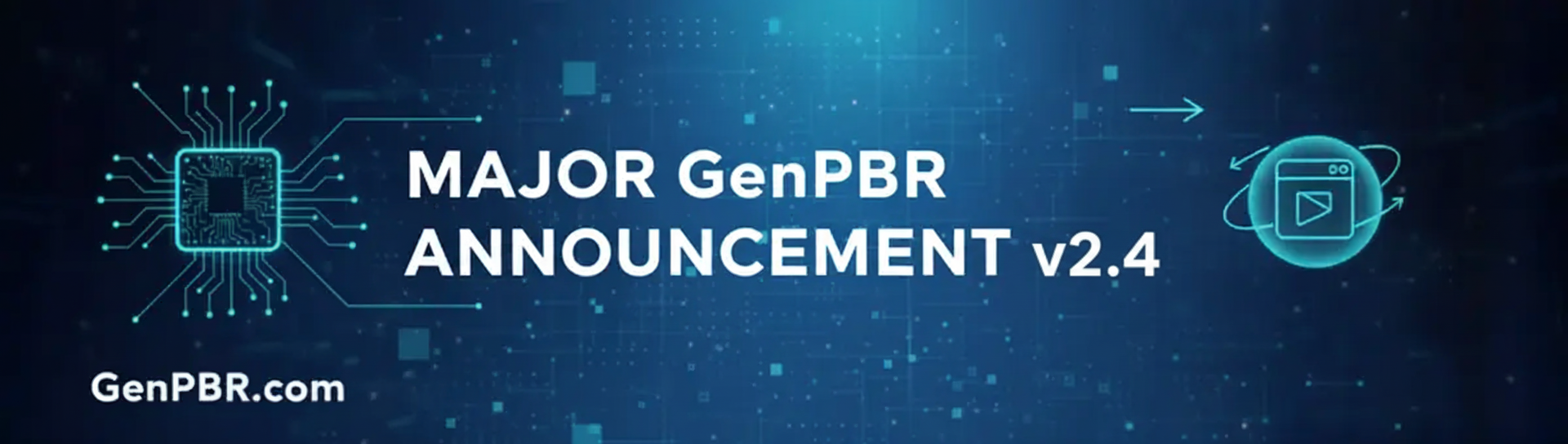 GenPBR 2.4 Released, 2.5 On the Way: Our Biggest Update Yet — New UI, Core Stability Fixes, Hybrid Pricing, Updated Licensing & Limited Lifetime Access